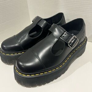 Dr Martens Bethan T-Bar Platform Shoe Size W8